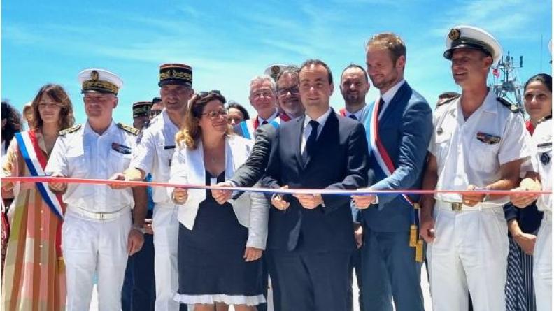 Le ministre des armées inaugure le quai des patrouilleurs outre-mer à la base navale de Nouméa