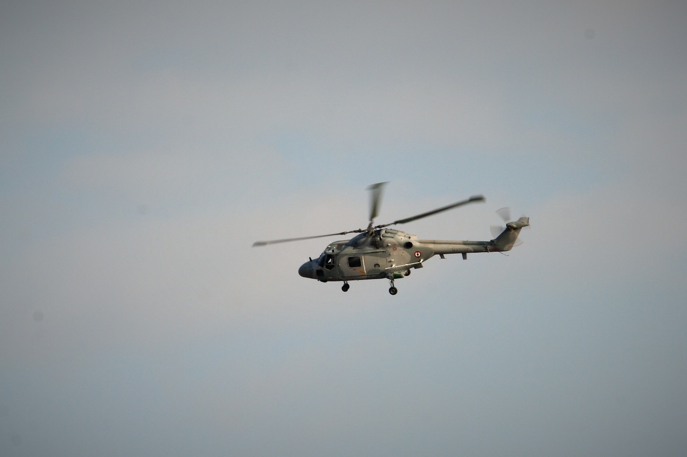 Un hélicoptère Lynx rénové
