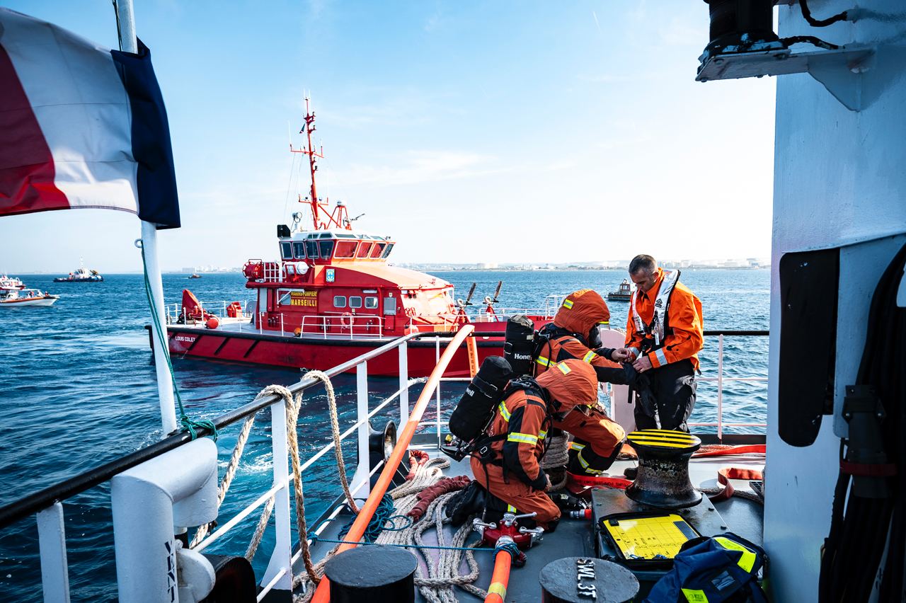 Les marins-pompiers de Marseille au cœur de l’exercice européen Domino