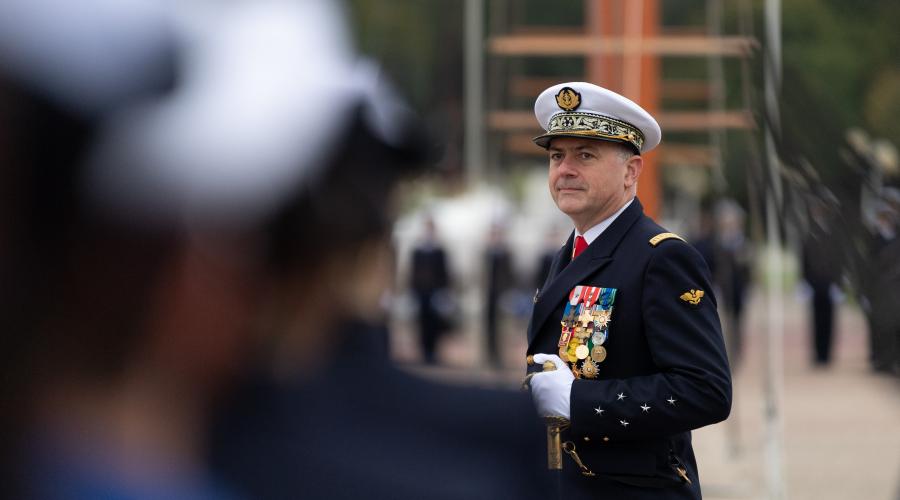 L'amiral Pierre Vandier, chef d'état-major de la marine nationale