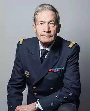 L'amiral François Dupont, 1er commandant du SNLE LE Triomphant