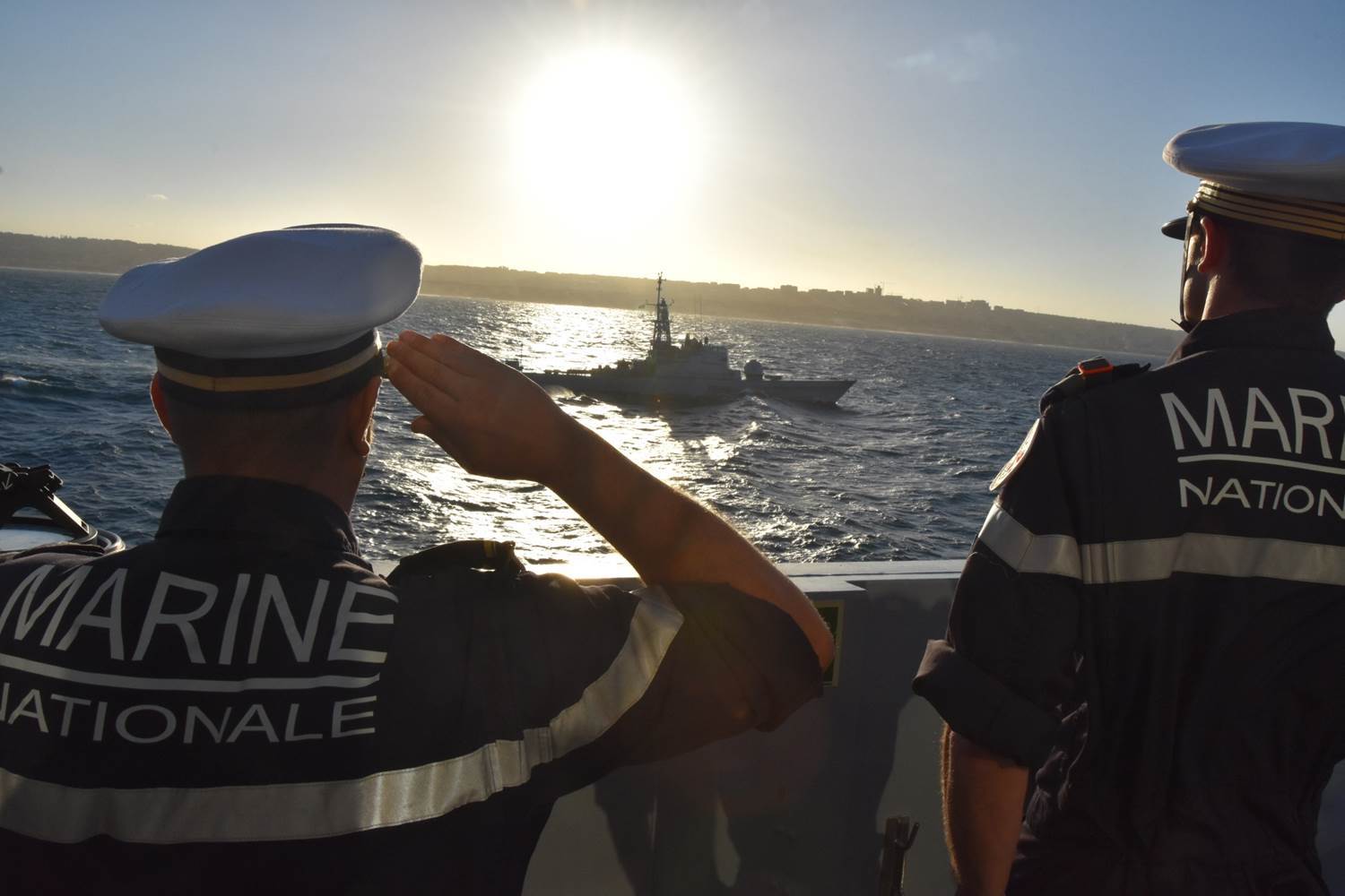 Passex entre le Champlain et deux patrouilleurs de la marine sud-africaine