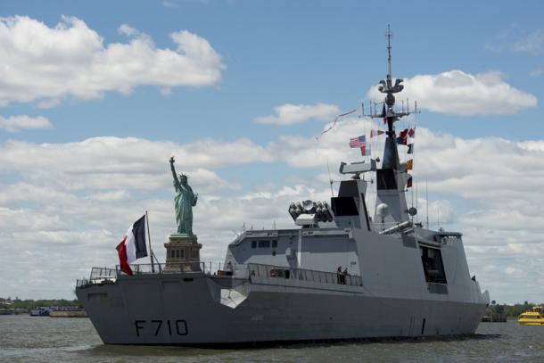 L’équipage du La Fayette commémore le Débarquement à New York