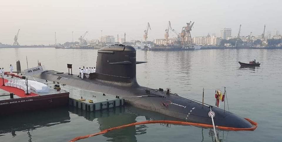 Le sous-marin indien Vagir, classe Scorpène