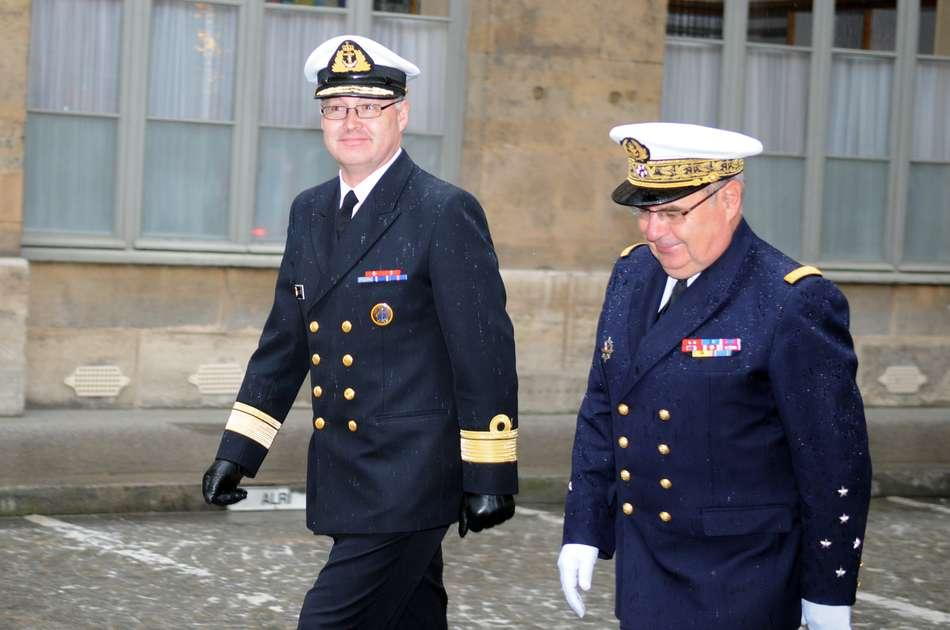 Le chef d’état-major de la marine norvégienne reçu à l’Hôtel de la marine