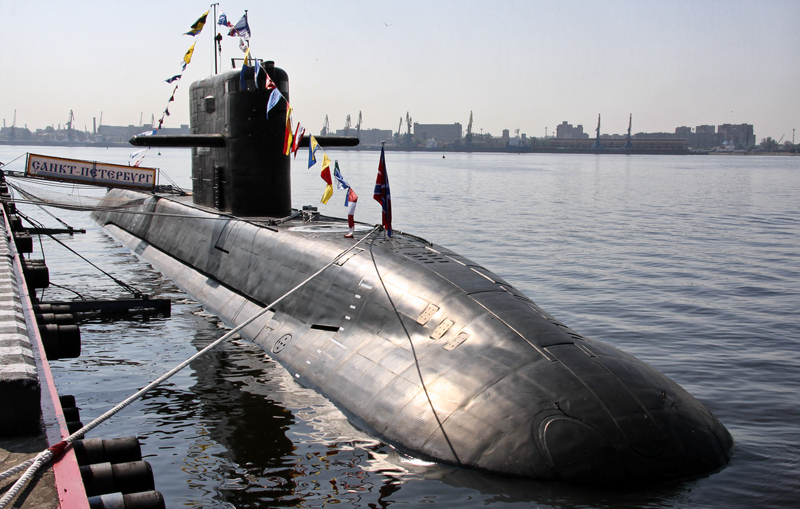 Le sous-marin russe St. Pétersbourg en 2011