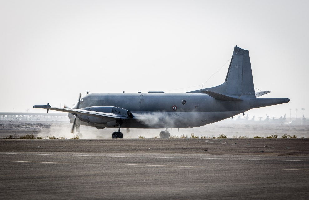 Un Atlantique 2 décolle pour une mission dans le ciel irakien