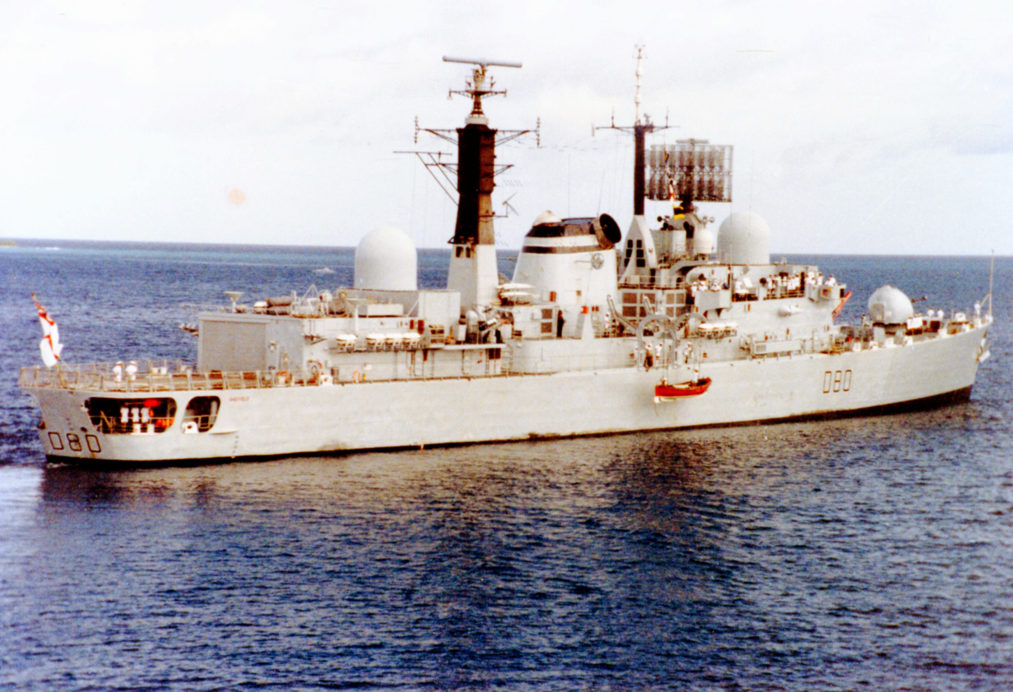 Le destroyer HMS Sheffield