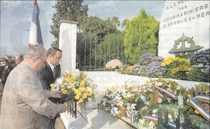 Le monument Ã  la mémoire des sous-mariniers disparus en mer de Toulon