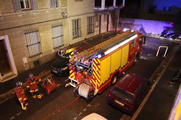 Un départ normal de marins-pompiers de Marseille pour un feu de matelas
