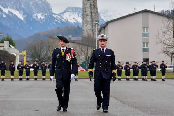 Une délégation de la frégate de défense aérienne Forbin en Haute-Savoie