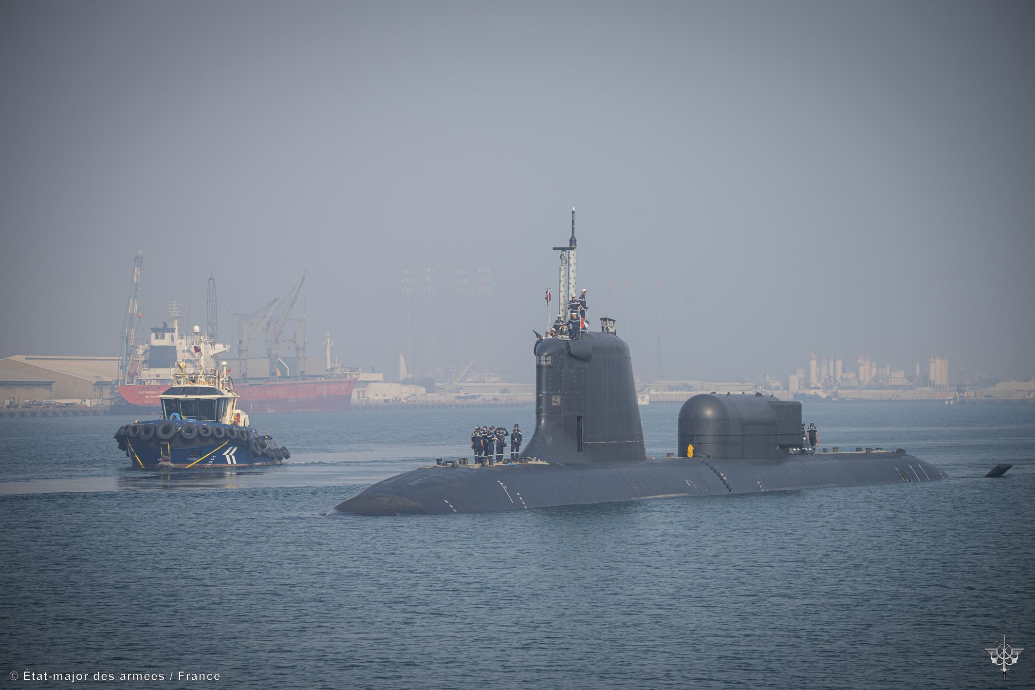 Le sous-marin Suffren arrive à Abu Dhabi