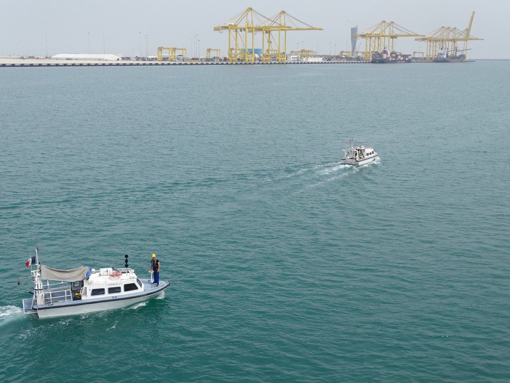 Travaux hydrographiques dans le port d’Hamad (Qatar) et ses chenaux d’accès