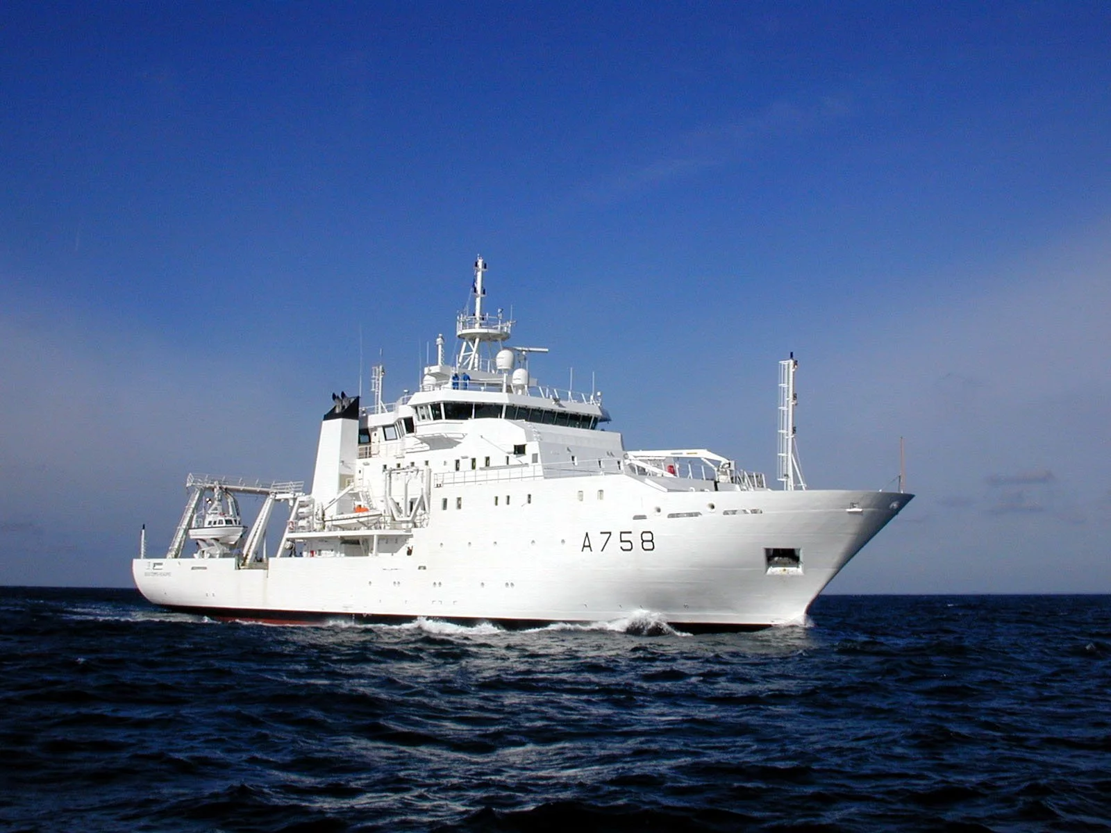 Le bâtiment hydrographique et océanographique (BHO) Beautemps-Beaupré