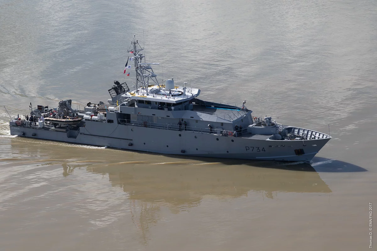 Le patrouilleur léger guyanais La Résolue