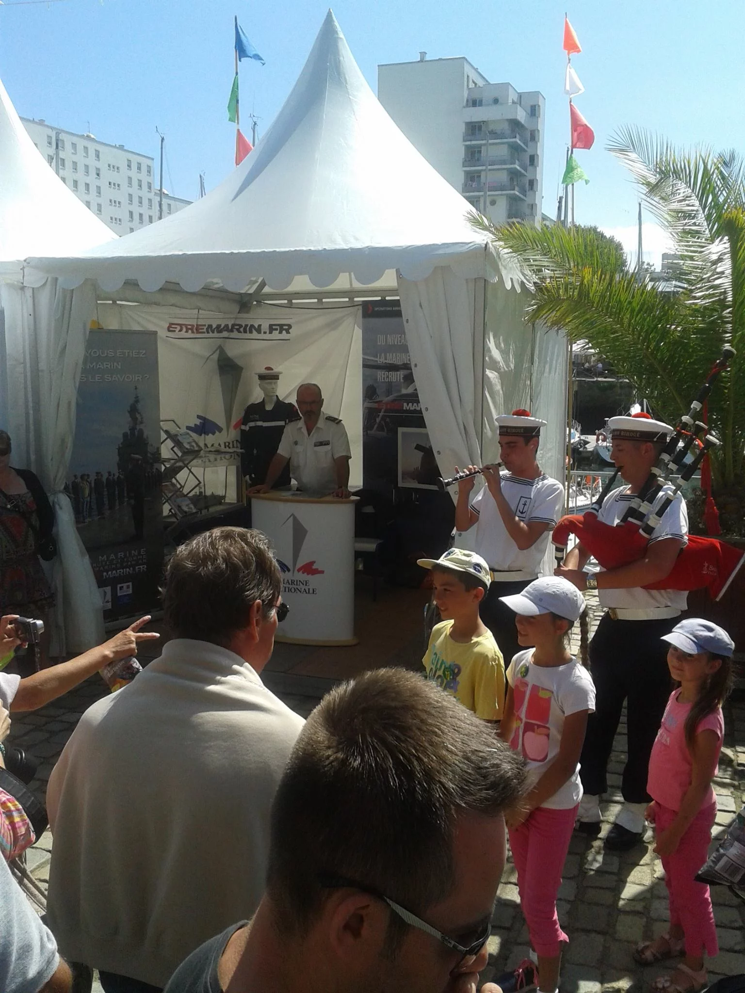La marine au festival inter-celtique de Lorient