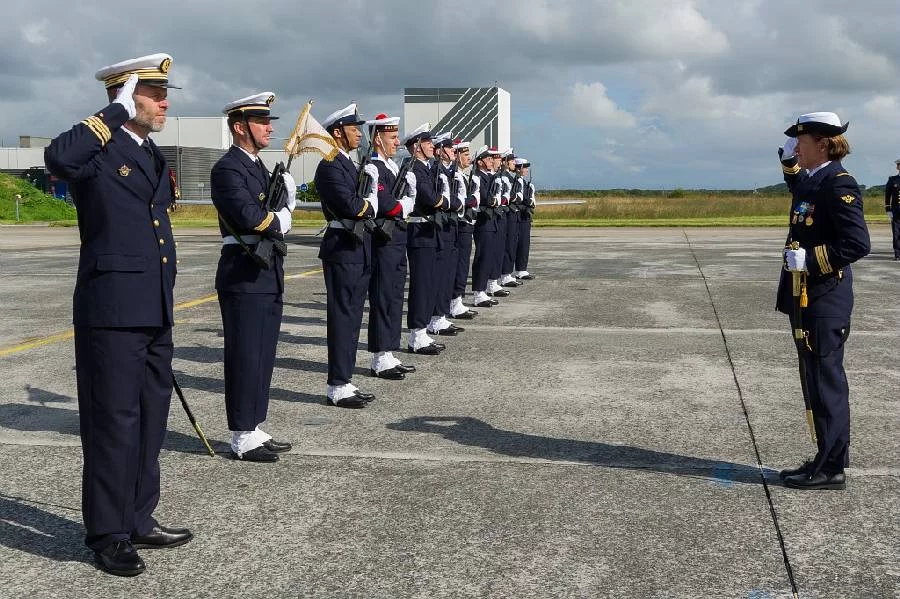 Prise de commandement sur la BAN de Landivisiau
