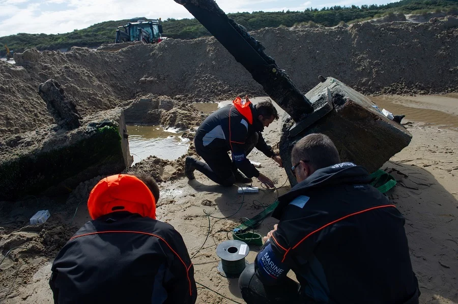 Neutralisation de pieux Rommel