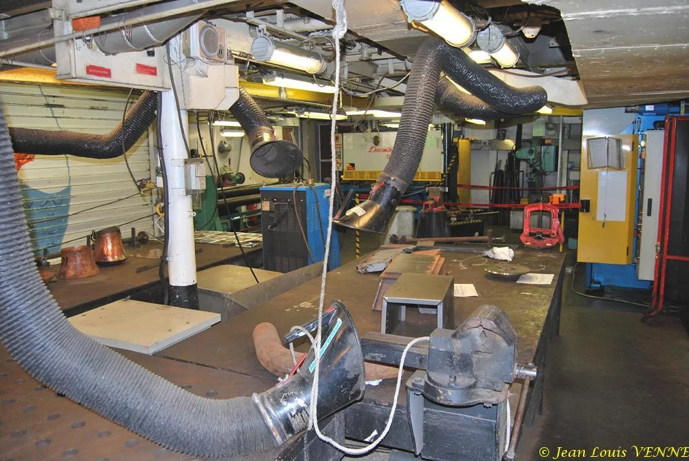 L'atelier chaudronnerie