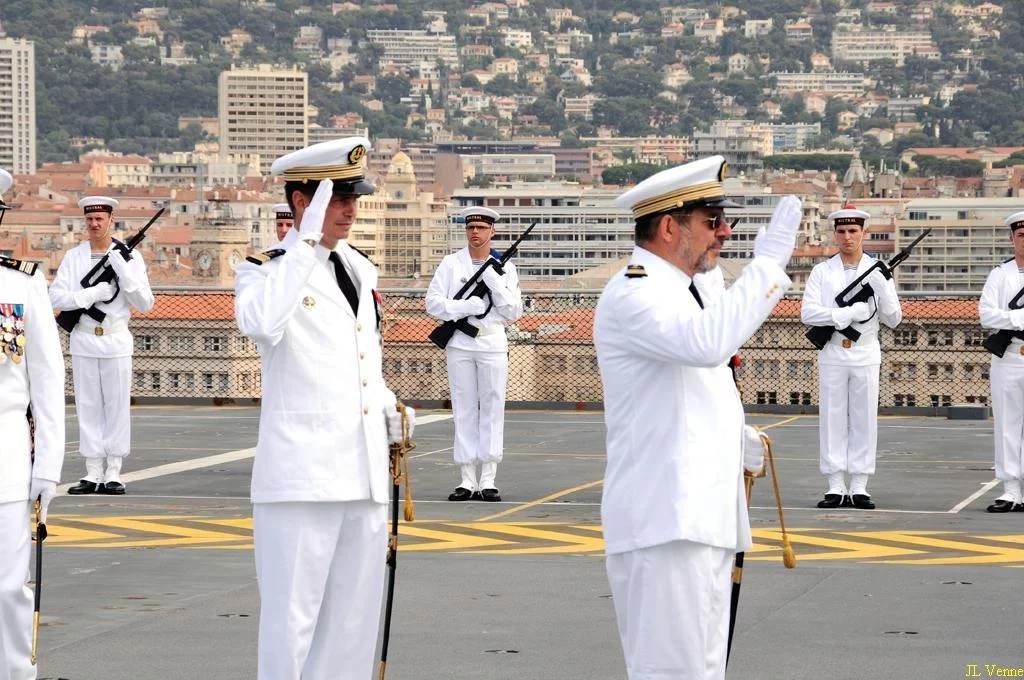 Prise de commandement du BPC Mistral