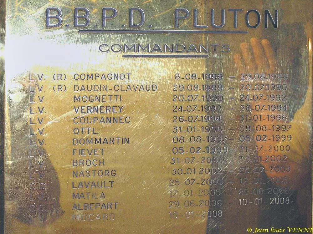 Liste des commandants