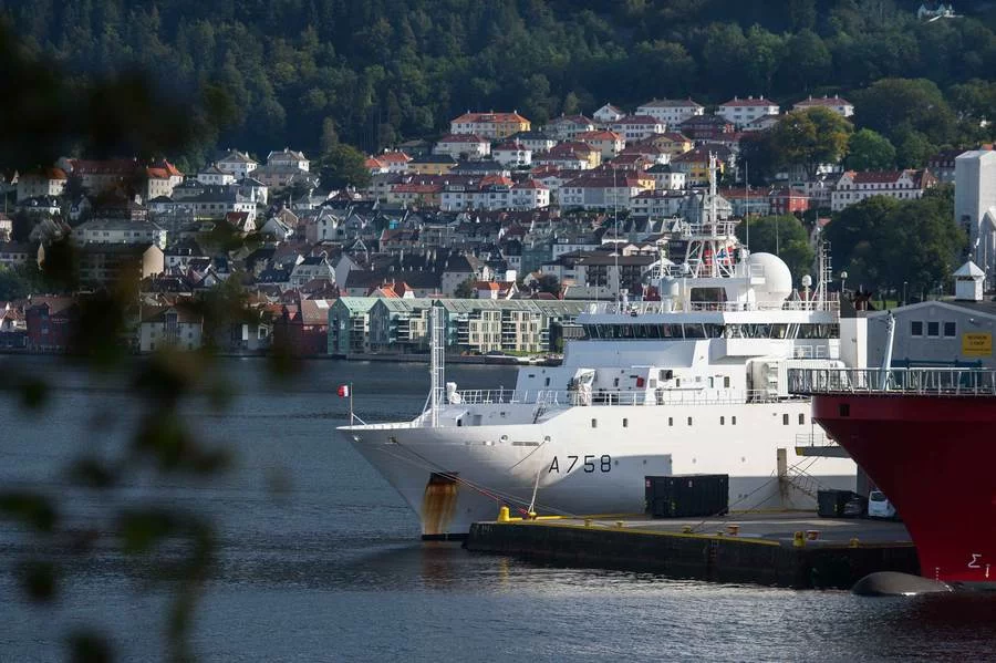 Le Beautemps-Beaupré en escale à Bergen