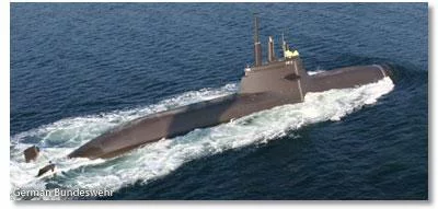 Le sous-marin Allemand U31 (type U-212A)