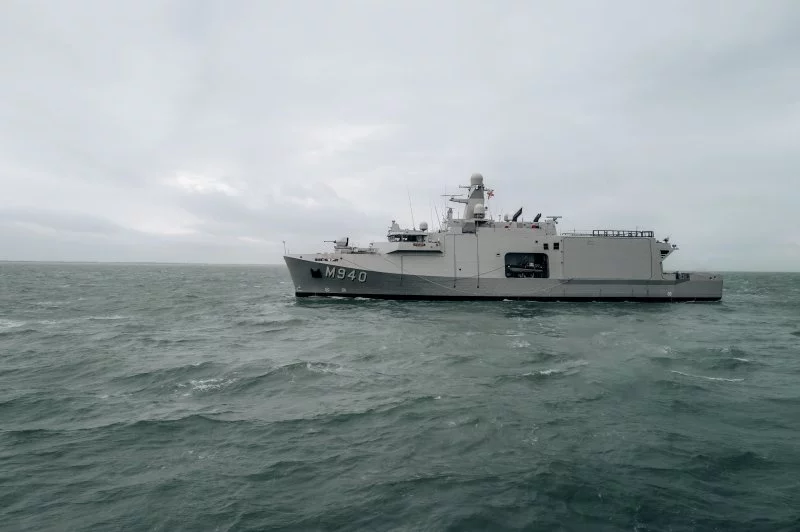 Le chasseur de mines belge de dernière génération Oostende