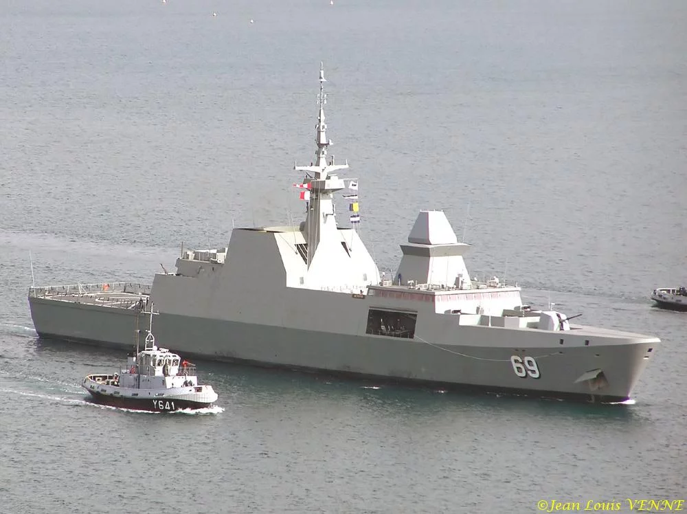 Sortie Ã  la mer de la frégate singapourienne Intrepid