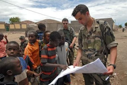 Exercice sur le terrain à Djibouti