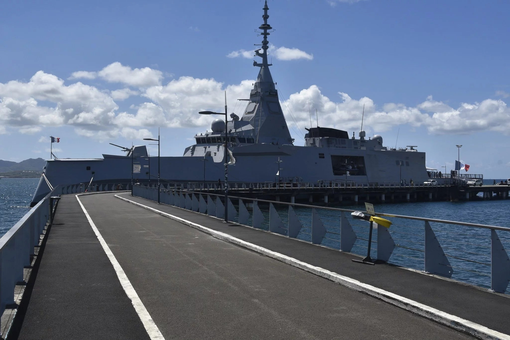 La frégate Amiral Ronarc’h en escale