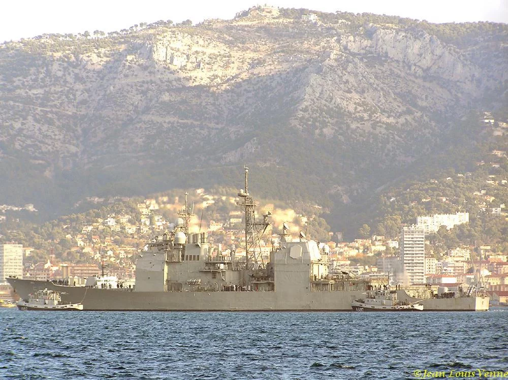 Escale du croiseur USS San Jacinto Ã  Toulon