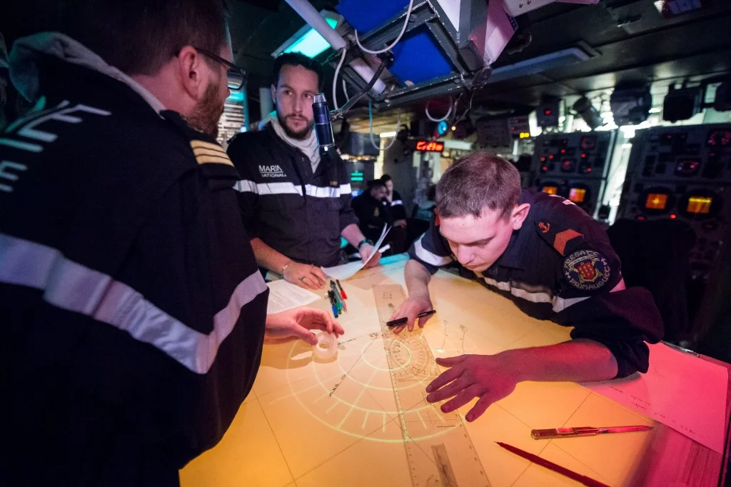 Entraînement interalliés Cold Response 2016 pour la frégate Primauguet