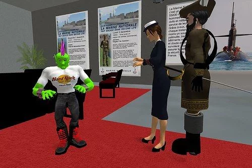 Des visiteurs comme on en rencontre rarement dans les BICM!