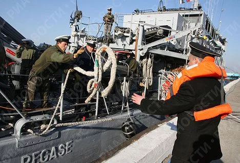 Accostage du Pégase