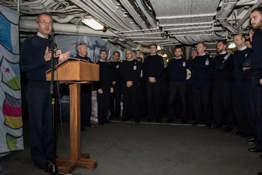 Cérémonie des voeux d'ALFAN aux marins de Brest