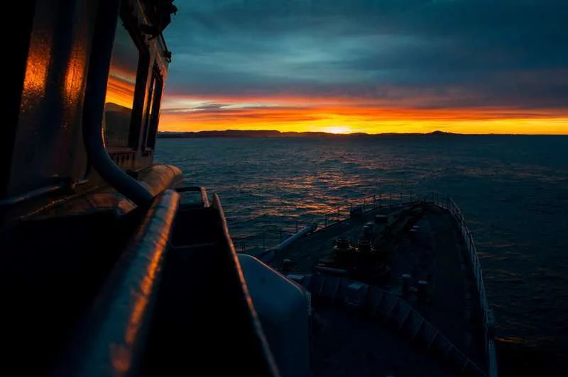 La frégate La Motte-Picquet en déploiement Narval