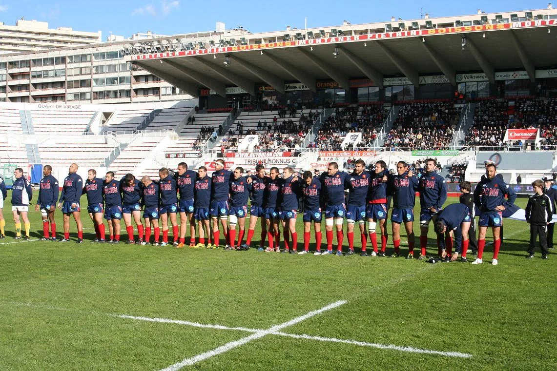 L'équipe du Rubgy-Club de la Marine nationale