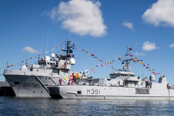 Les dragueurs de mines de l’OTAN déploient pour améliorer la sécurité maritime dans la région de la Baltique