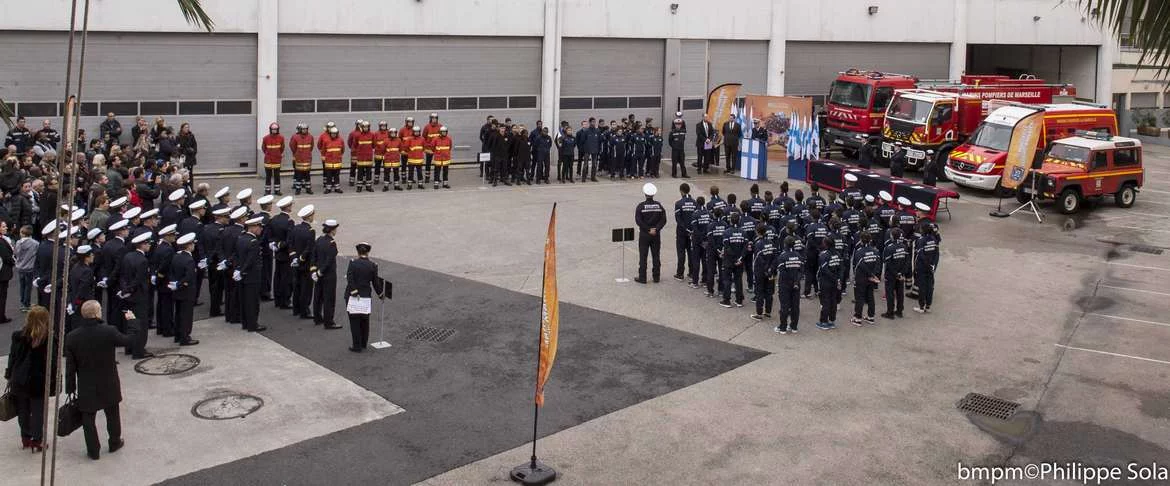 Cérémonie de rentrée de la 4ème promotion des cadets du BMPM