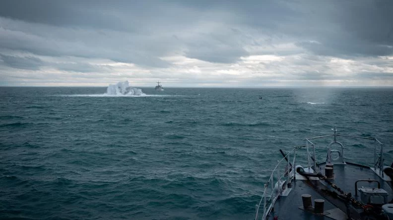 Pétardement d'une mine historique