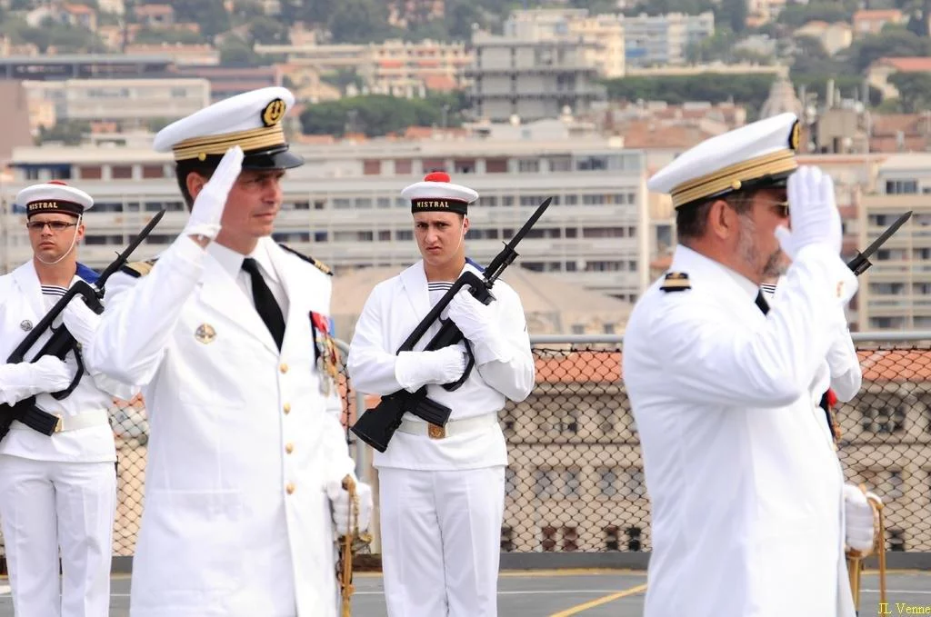 Prise de commandement du BPC Mistral