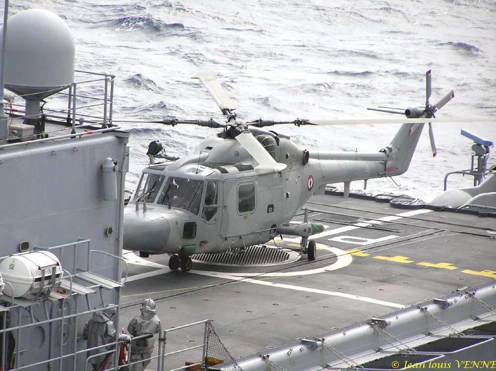 Décollage de l'hélicoptère Lynx