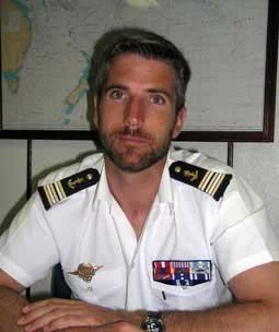 Le capitaine de frégate Laurent Bliecq