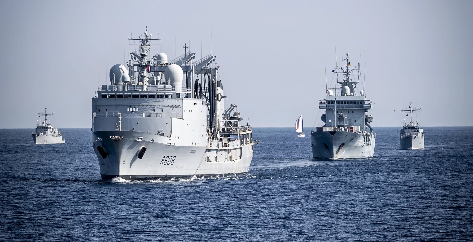 Les participants à l'exercice Olives Noires