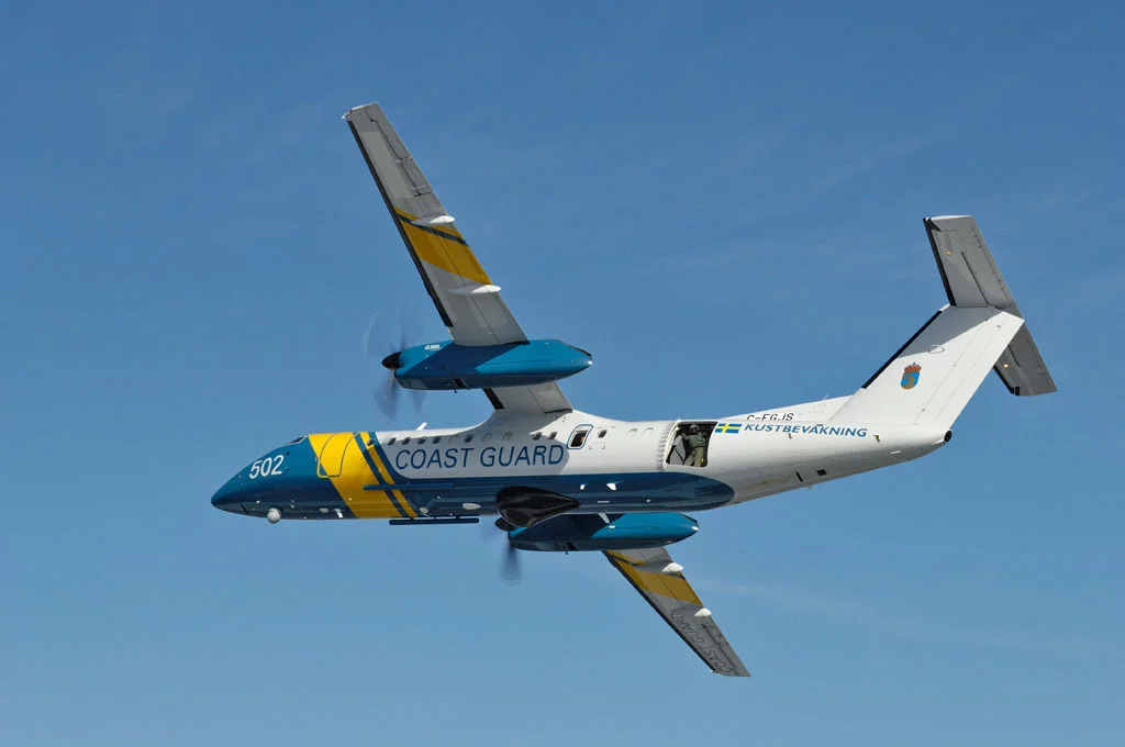 Le Dash 8 Q-300 suédois
