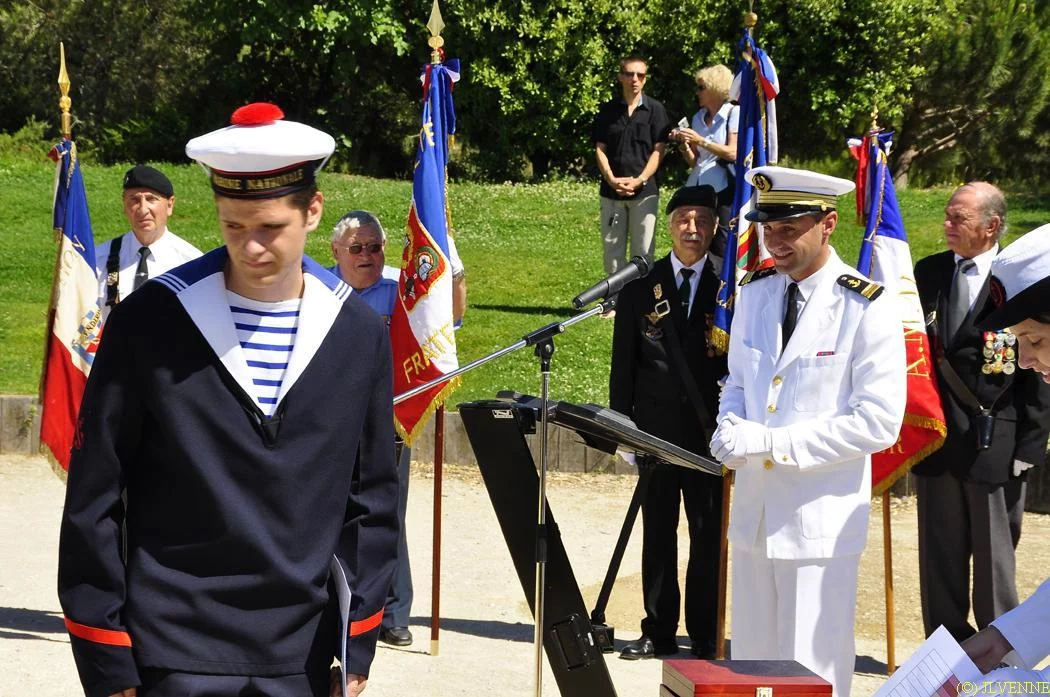 Les stagiaires de la préparation militaire marine de La Seyne-sur-mer reçoivent leur brevet