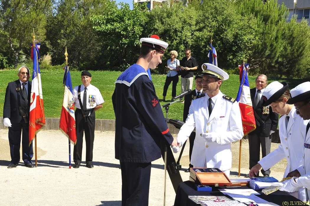 Les stagiaires de la préparation militaire marine de La Seyne-sur-mer reçoivent leur brevet