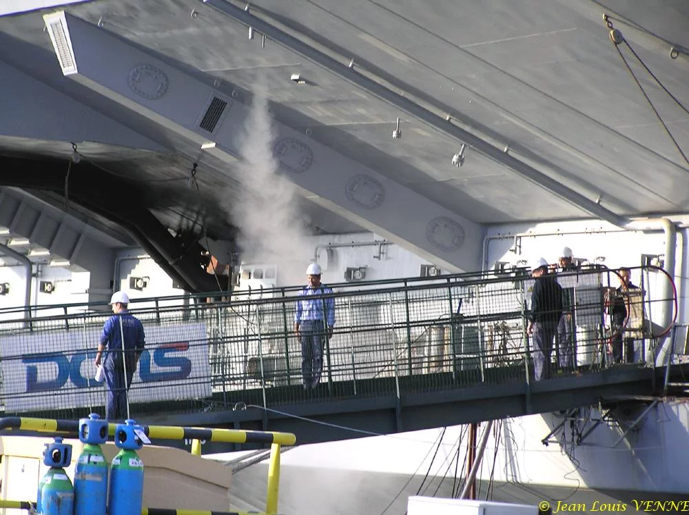 Sortie de l'excédent de vapeur