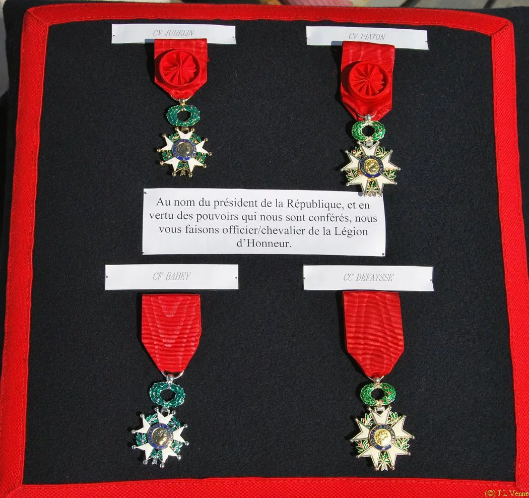 Remise de Légion d'honneur